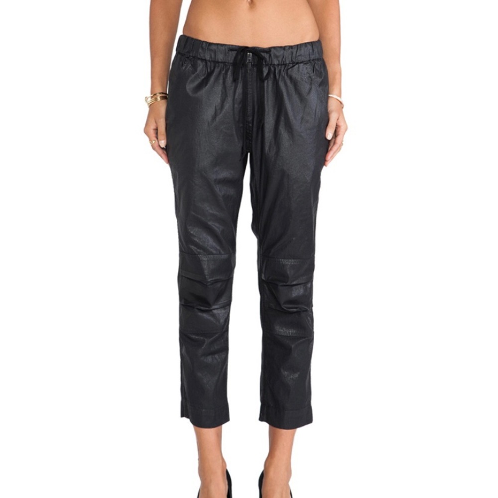 Citizen of Humanity kai pant in black leatherette